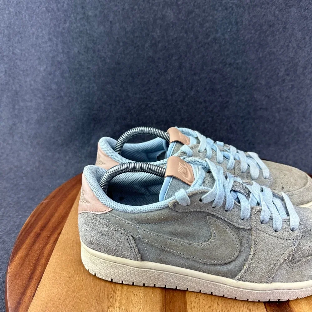 Nike Air Jordan 1 Retro Low OG Premium Ice Blue Tan 905136-402 Mens Size 9